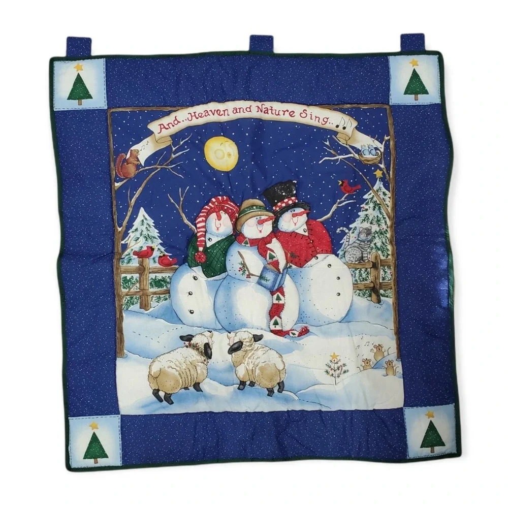 Share The Joy Snowman Wall Hanging Quilt Top Heaven And Nature‎ Sing